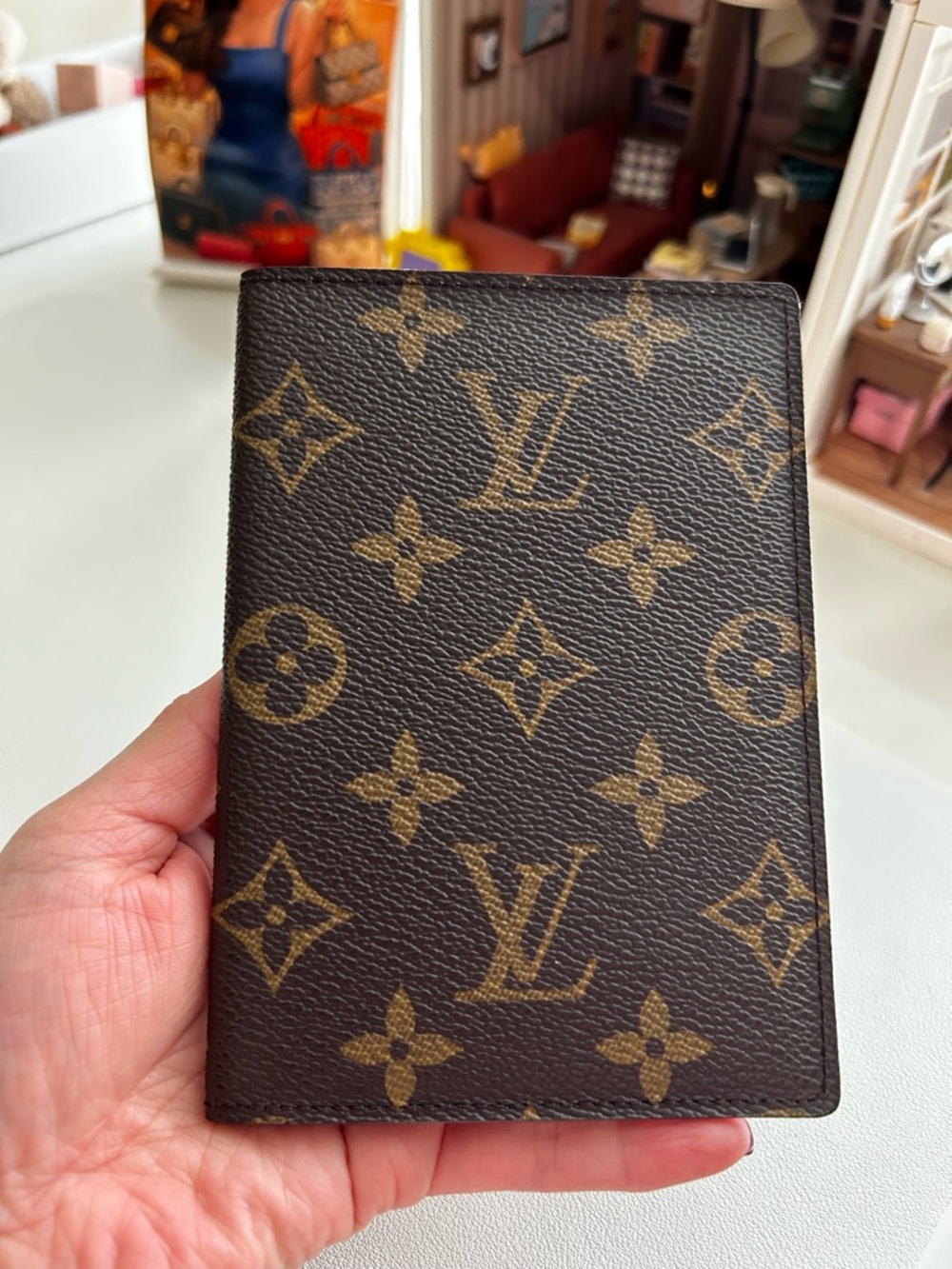 ‼️SOLD‼️ Louis Vuitton Monogram Passport Wallet – Brown